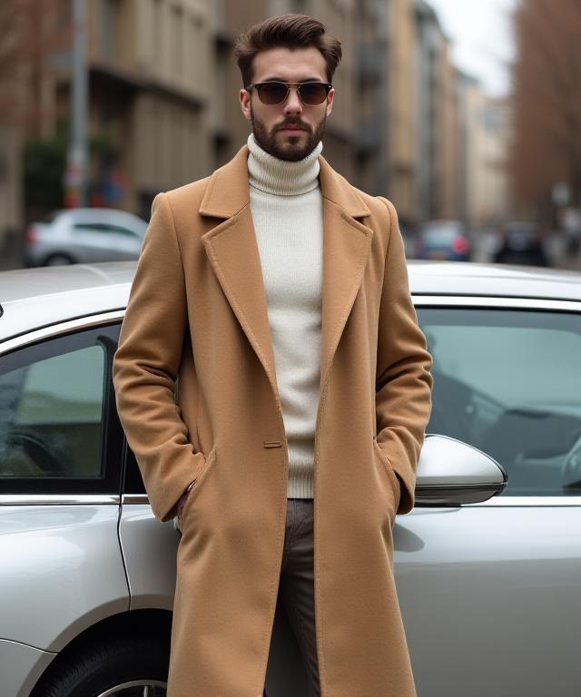 Cappotto Classico Cammello